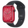 Image de Apple Watch Series 8 (2022) GPS 41 mm - Aluminium Rouge - Bracelet sport Noir en occasion ou reconditionné