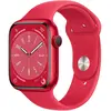 Image de Apple Watch Series 8 (2022) GPS + Cellular 41 mm - Aluminium Rouge - Bracelet sport Rouge en occasion ou reconditionné