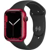 Image de Apple Watch Series 7 (2021) GPS 45 mm - Aluminium Rouge - Bracelet sport Noir en occasion ou reconditionné