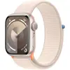 Image de Apple Watch Series 9 (2023) GPS 41 mm - Aluminium Lumière stellaire - Boucle sport Lumière stellaire en occasion ou reconditionné