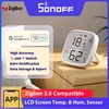 Image de Capteur intelligent de température et d'humidité avec écran LCD Zigbee SONOFF SNZB-02D, surveillance par application, fonctionne avec Alexa Google via ZBBridge-P, 1 à 10 pièces