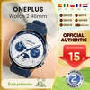 Image de Version internationale de la montre connectée OnePlus Watch 2 : écran AMOLED de 1,43 pouces, processeur Snapdragon W5 Gen 1, GPS double fréquence, Wear OS 4, NFC