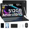Image de Tablette DOOGEE T40 Pro 12 pouces IPS 2.4K 20 Go (8+12) 512 Go Helio G99 Batterie de grande capacité 10800 mAh Haut-parleurs quadruple 7,6 mm ultra-mince Smart Pad