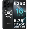 Image de DOOGEE Note58 Pro Smartphone 32GB 256GB 6.75 "HD + 90Hz 6250mAh grande batterie 16MP caméra empreinte digitale Android15 NFC téléphone portable