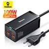 Image de Baseus GaN3 100/ 65W chargeur de bureau Charge rapide QC 3.04.0 USB C Type C chargeur de téléphone pour iPhone15 Huawei Xiaomi MacBook ordinateur portable