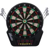 Image de HOMCOM Cible Jeu de flechettes électronique Professionnel 27 jeux 243 variations - Fléchettes pour 1 à 16 joueurs, 6 fléchettes