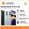 Image de Xiaomi Redmi Note 14 Pro 5G smartphone 12GB+512GB MTK Dimensity 7300-Ultra Écran AMOLED 6,67", 120Hz, Caméra principale 200MP OIS, IP68, NFC, Pas de Chargeur