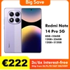 Image de Xiaomi-Smartphone Redmi Note 14 Pro, 5G, NDavid, MediaTek dimension 7300-Ultra, écran AMOLED 6,67, 1,5 K, 120Hz, 5110 mAh, appareil photo 200 MP