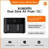 Image de [Officiel] Xiaomi Dual Zone Air Fryer 10L Noir | Grande capacité de 10 L, 3 plats en même temps, Synchronisation des temps de cuisson