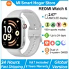Image de Montre connectée Xiaomi REDMI Watch 6, appels Bluetooth, écran AMOLED 2,07 pouces, double système GNSS L1 5, 150+ modes sportifs, montre connectée BT5.4