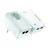 Image de Cpl Wifi Duo Tp-link Av600 Mbps Avec Prise Integree+ Wifi N300 - Tl-wpa4225 Kit