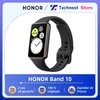 Image de HONOR Band 10, Version Globale, Design à Bords Courbes, Suivi de la Santé Matinale, Écran AMOLED 1,57 pouces, Résistance à l'Eau 5ATM, BT5.3