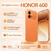 Image de Smartphone HONOR 600 5G Version UE Snapdragon 7 Gen4 Écran AMOLED 6,57 pouces 6400 mAh 80W SuperCharge 8 Go+256 Go/512 Go Caméra ultra-nuit IA 200 MP OIS Design unibody en métal NFC IP68