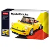 Image de Model Bricks - Voiture De Sport Allemande Jaune Jaune