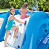 Image de Toboggan Gonflable Bleu Et Blanc