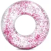Image de Bouée Gonflable Glitter 119 Cm Diam. 1 Pc. Rose Et Doré