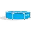 Image de Petite Piscine Metal Frame Ronde 2,44 X 0,51 M Bleu