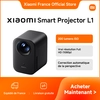 Image de Projecteur intelligent Xiaomi L1, 200 ANSI, Google TV, résolution 1080p, Google Assistant, mise au point automatique et correction automatique de la distorsion trapézoïdale, BT5.0