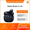 Image de [Officiel] Redmi Buds 6 Lite | Diaphragme en titane de 12,4 mm pour un son riche et détaillé  Réduction active du bruit jusqu'à 40 dB sur une large gamme de fréquences pour une immersion totale