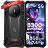Image de Téléphone robuste DOOGEE S300 Pro 5G, écran 6,78 pouces 120 Hz, processeur Dimensity 8300, appareil photo 200 MP, batterie 11000 mAh, 48 Go (16+32 Go), 512 Go, Android 16, NFC, compatible Google Play