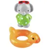 Image de Eléphant Nageur Et Sa Bouée Multicolore