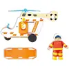 Image de Kit D'hélicoptère De Sauvetage En Bois Multicolore