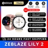 Image de Zeblaze-Montre connectée Lily 2 pour femme, avec appels vocaux, écran AMOLED de 2025 pouces, double sangle, gestion de la santé, sport, nouveau, 1.2