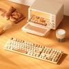 Image de Akko MonsGeek MG108B Bun Wonderland clavier mécanique sans fil profil MOG RGB 108 touches pleine taille échange à chaud USB / 2.4G / BT 5.0
