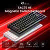 Image de Clavier Akko TAC75 HE 75% avec interrupteurs magnétiques à déclenchement rapide 0,005 mm, ARGB, taux de polling 8K, clavier mécanique filaire pour jeux e-sport