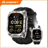 Image de Montre connectée GPS d'extérieur KOSPET TANK M4C 2026 pour hommes, robuste, avec lampe torche LED, étanche 50M, suivi d'activité