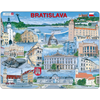 Image de Puzzle Cadre - Souvenirs de Bratislava, Slovaquie (en Anglais) 65 Pièces Larsen