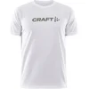 Image de Craft Core Essence Logo Maillot De Course Hommes-Blanc, Taille XXL