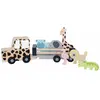 Image de Jouet En Bois - Grande Voiture Jeep Safari Multicolore