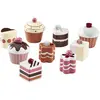 Image de Gâteaux En Bois Bistro (9 Pièces) Rose, Marron, Beige