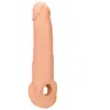 Image de Gaine à pénis avec ballstrap SKIN 22,9 cm
