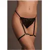 Image de String Porte-Jarretelles Marie Noir