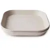 Image de Lot De 2 Assiettes Carrées Ivoire