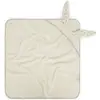 Image de Cape De Bain Bunny Olive Bloom (75 X 75 Cm) Ecru, Vert