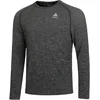 Image de Odlo Crew Neck Essential Seamless Haut Manches Longues Hommes-Gris, Taille L