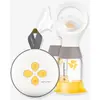 Image de Tire-lait électrique double rechargeable Swing Maxi + 2 téterelles blanc/jaune