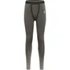 Image de Odlo Blackcomb Eco Big Logo Bottom Long Collant Tight Hommes-Gris, Taille M