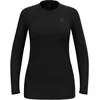 Image de Odlo Merino 160Crew Haut Manches Longues Femmes-Noir, Taille S