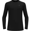 Image de Odlo Merino 160Crew Haut Manches Longues Hommes-Noir, Taille S