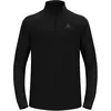Image de Odlo Essential Ceramiwarm Mid Layer 1/2 Zip Maillot de course Hommes - noir, Taille S