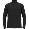 Image de Odlo Essential 1/2 Zip Maillot de course Hommes-noir, Taille M