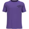 Image de Odlo Essential Print Maillot De Course Hommes-Violet, Taille S
