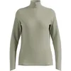 Image de Odlo Essential Ceramiwarm 1/2 Zip Maillot De Course Femmes-Vert Olive, Taille XL