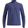 Image de Odlo Essential Thermal Midlayer 1/2 Zip Maillot de course Hommes-bleu, Taille XL