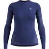 Image de Odlo Performance WarmCrew Haut manches longues Femmes-bleu, Taille L