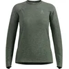 Image de Odlo Essential Seamless Crew Neck Haut manches longues Femmes-vert olive, Taille XL